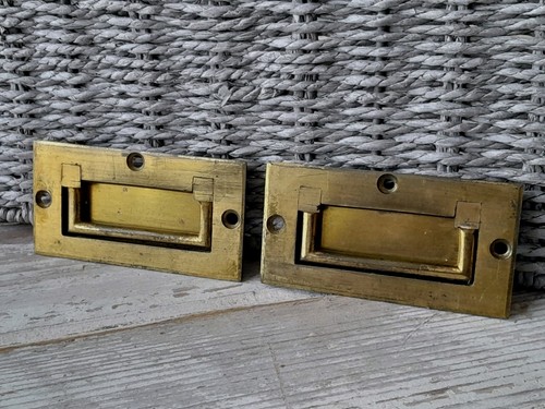 Vintage brass pair - , of