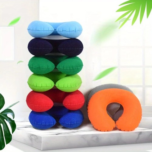 Inflatable travel neck pillow - travel,