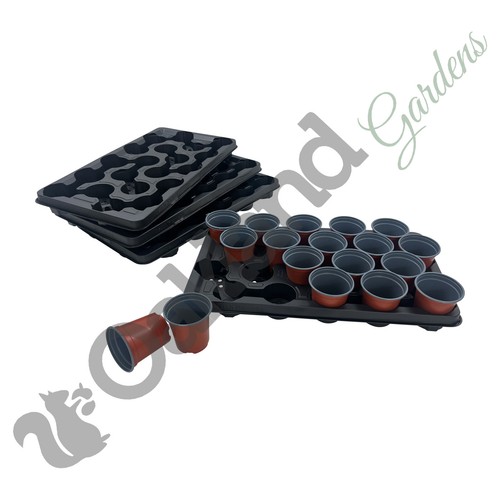 9cm plant pots with carry - 9cm,