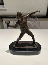Banksy Style Bronze Figure