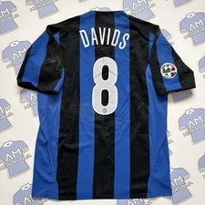 Match Worn Unwashed Edgar Davids 2004/2005 Inter Milan Home Shirt Serie A