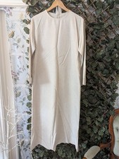 Beige Abaya Maxi Dress Long