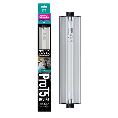 Arcadia prot5 uvb light kit - 8w,