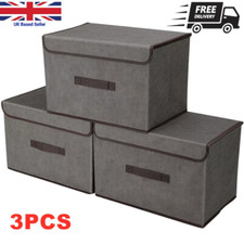 3Pcs Large Storage Boxes