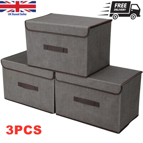 3pcs foldable canvas storage - canvas,