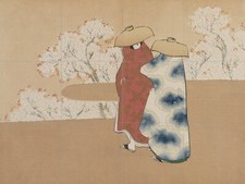 Mosaic Ceramic Panel of The Third Month by Sekka Backsplash Tile Mural Art