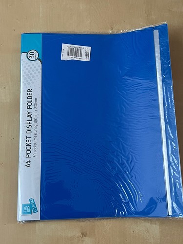 Blue pocket file - 30,