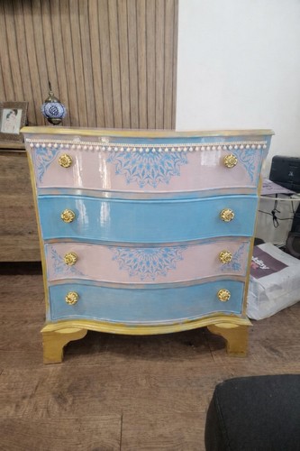 Vintage shabby chic chest - shabby,