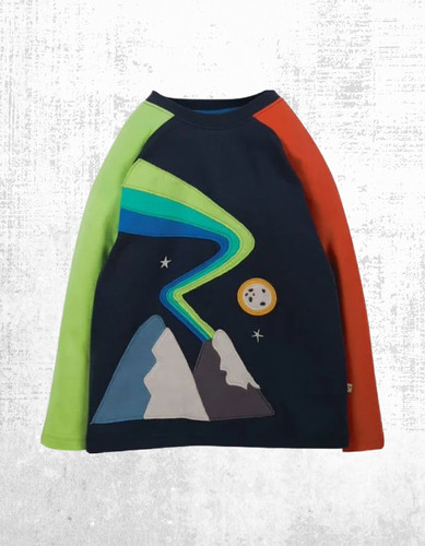 Boys frugi applique top cotton - top,