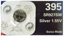  395 SR927SW| RENATA Swiss | Silver Oxide Watch Battery | 1.55v| 1 x Single Pack
