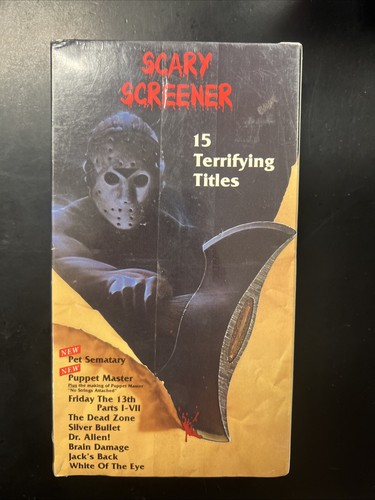 Rare 1989 scary screener - 1989,