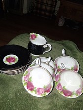 Royal Albert Bone China 6 Cups 6 Plates And Jug