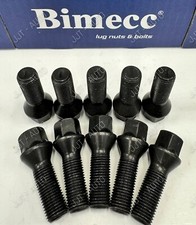 Alloy Wheel Bolts Black Fits