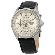 Seiko Watch Chronograph Quartz