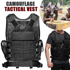 Tactical Vest Adjustable Military Army Combat Police SWAT Plate Carrier