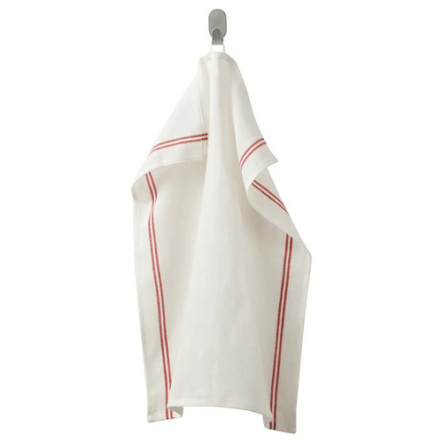 Ikea dish towel white red - ikea,