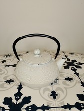 Japanese White Cast Iron Kettle