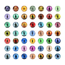 6mm Dragon Eyes, 100 Pcs Round