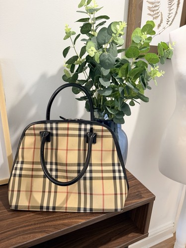 Burberry beige check canvas - canvas, &