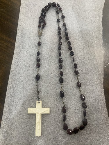 Vintage old rosary beads - old,