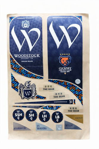 Woodstock embossed cricket bat - embossed,