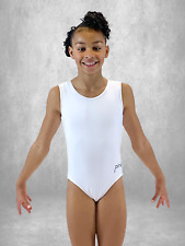 Pink Leisurewear White Lycra Core Leotard AME (34")