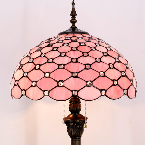 Tiffany floor lamp pink - floor,