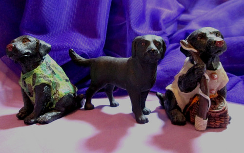 Lot black lab w - lot, 3-black