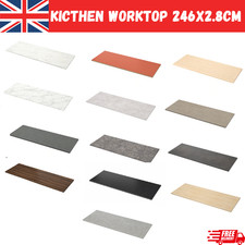 IKEA EKBCKEN Worktop 246x2.8cm Kitchen Countertop Laminate 13Color Options Large