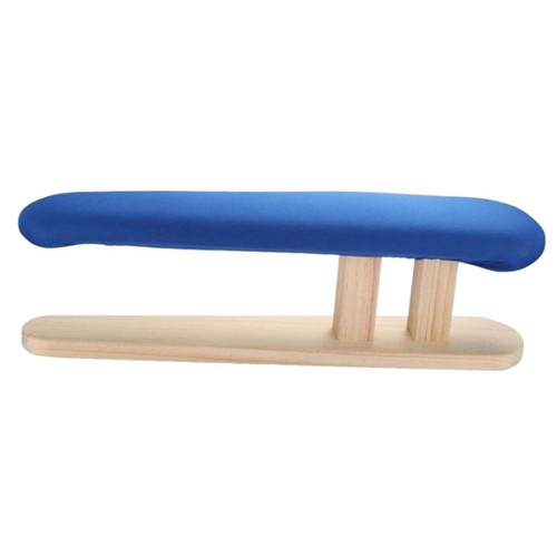 Ironing board with wooden - board,