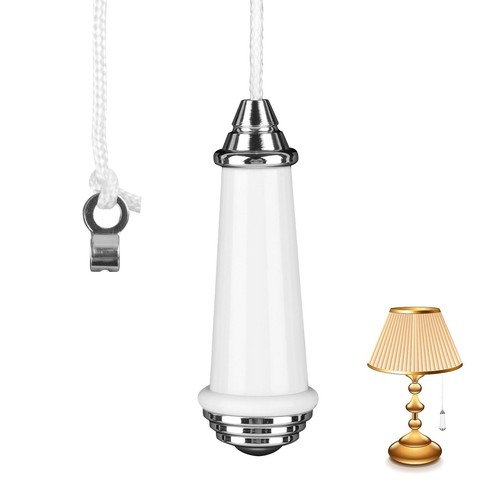Ceramic bathroom light pull - bathroom,
