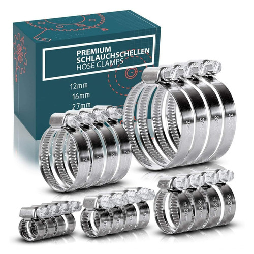 Jubilee type hose clamps pipe - type,