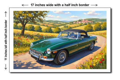 1970 mgb roadster 11x17 - 1970,