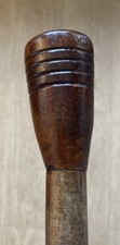 Hazel Walking Stick Sixpence 1954