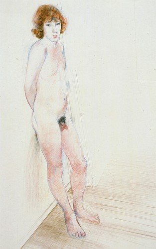 Gregory leaning nude - nude, david