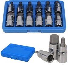 12PC 1/2 Dr Hex Bit Set Allen Key Socket Tool H5 6 7 8 10 12 14 16 17 18 19 22mm