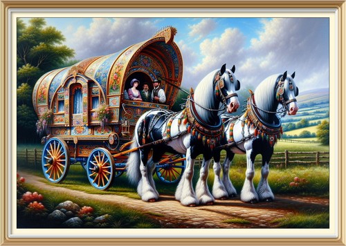 Landscape print romany - print,