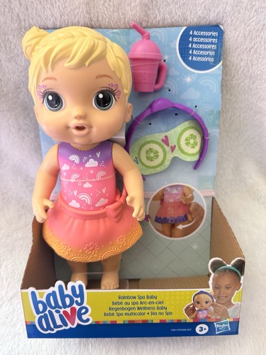 New baby alive rainbow spa - baby,