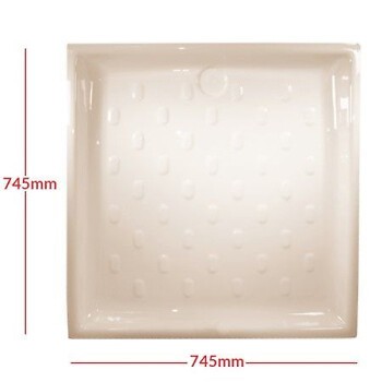 Plastic shower tray skin - plastic,
