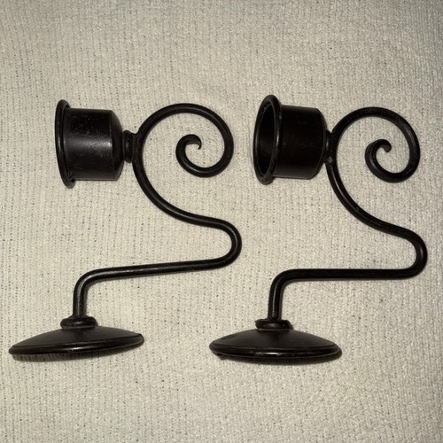 Pair vtg wrought iron - vtg,