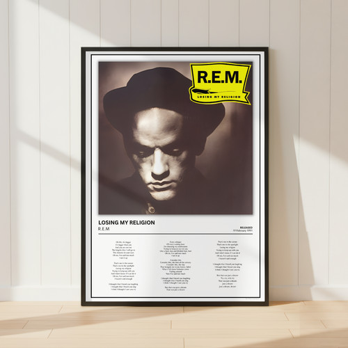 Rem losing religion print - rem,