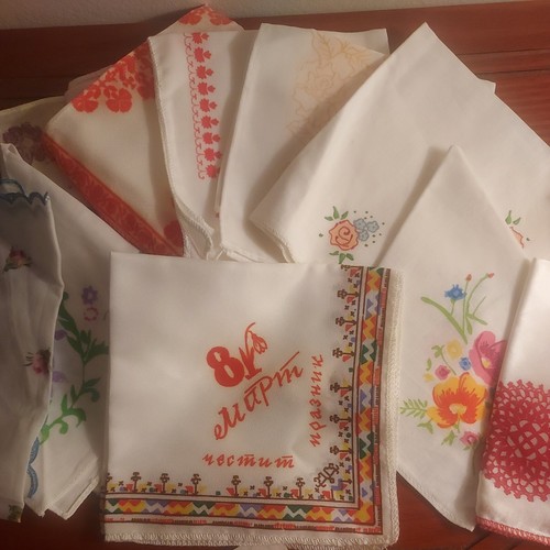 Ladies handkerchiefs vintage - ladies,