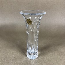 Vintage Cut Crystal Cristal d'Arques Trumpet Vase Made in France