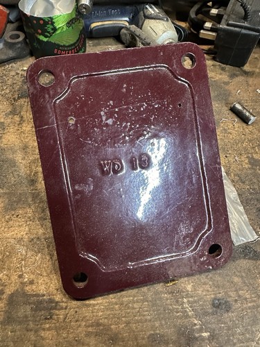 Wolseley wd1 cracked cover - cracked,