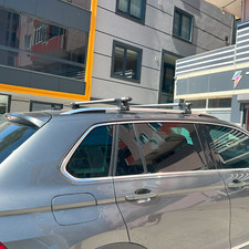 For Bmw X5  2004 - 2013 Lockable Black Cross Bars Roof Bars Rack