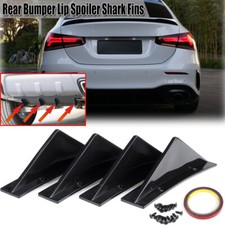 4x Car Rear Bumper Diffuser