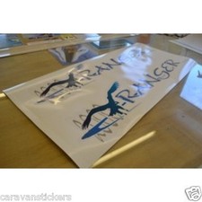 BAILEY Ranger (2000)(STYLE 4) Caravan Bird Name Stickers - PAIR