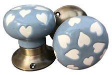 Ceramic and Glass Room Door Knobs Mortice Door Knobs Door Turners Shabby Chic