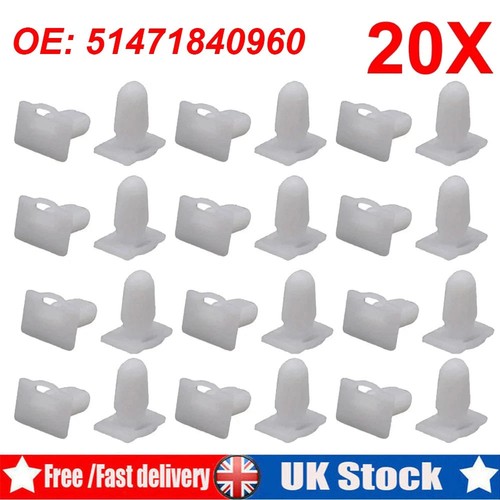 20pcs door sill trim clips - door,
