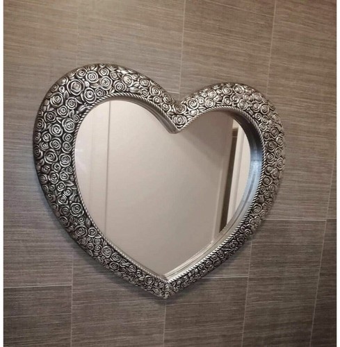 Large mirror heart shape - large,